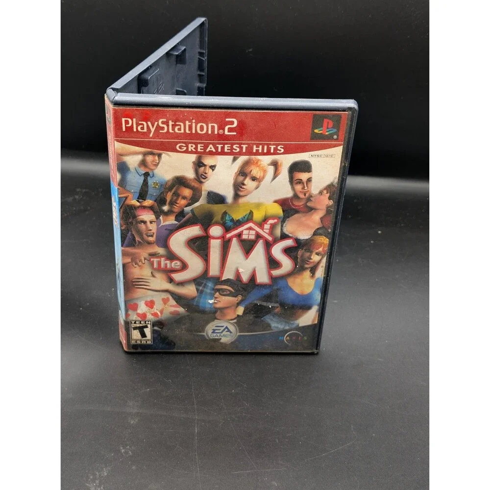 The Sims Sony PlayStation 2 PS2 CIB Complete Disc Case Manual EA Maxis